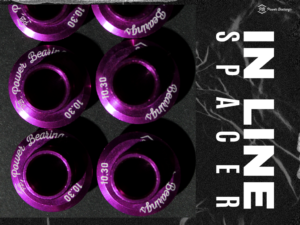 In line spacers purple