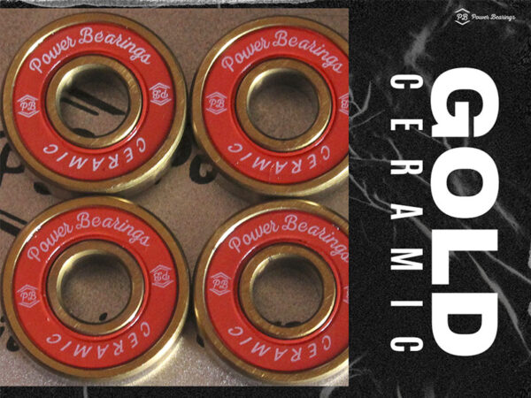 Power Bearings Gold Ceramic Titanium